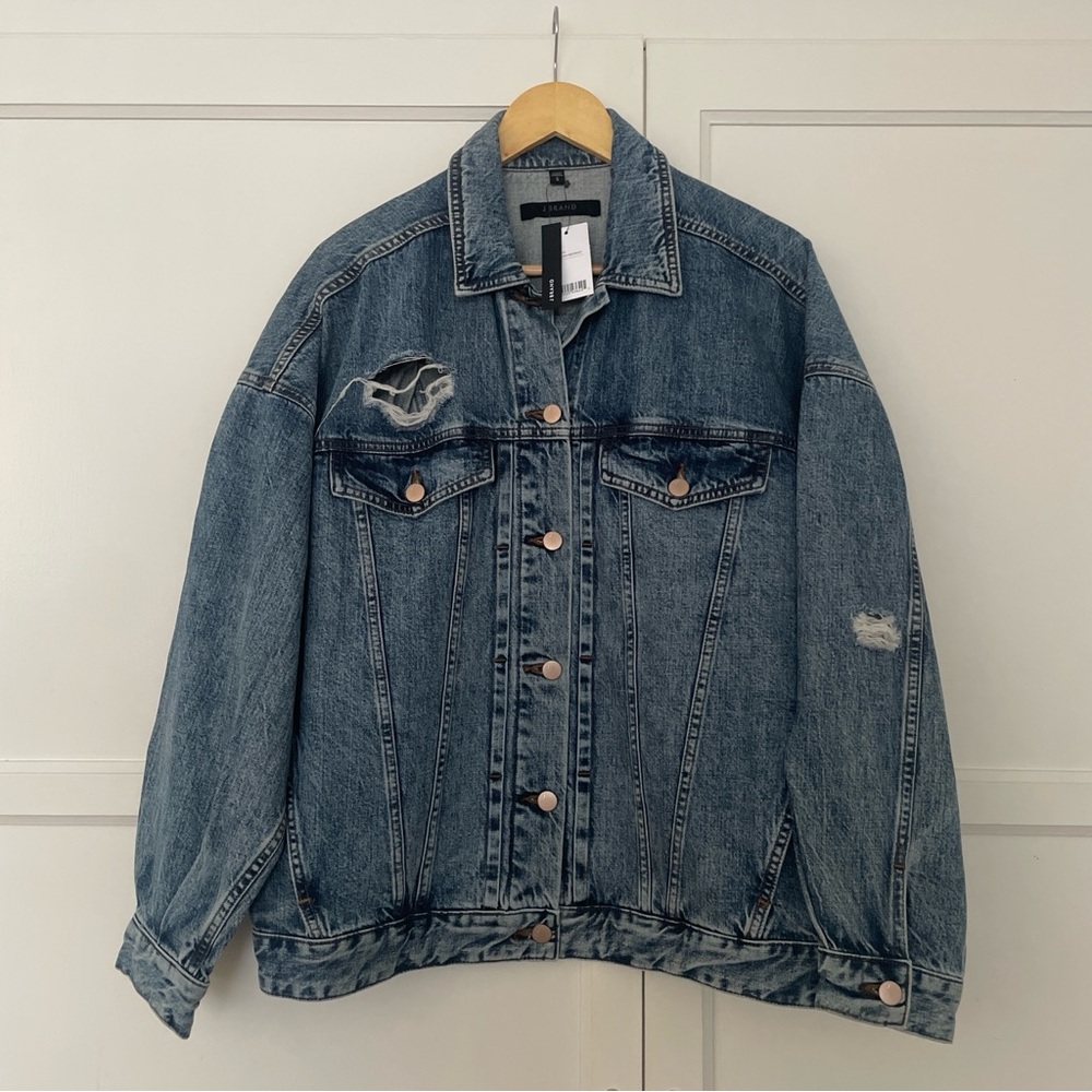 J Brand Drew Oversized Denim Jacket